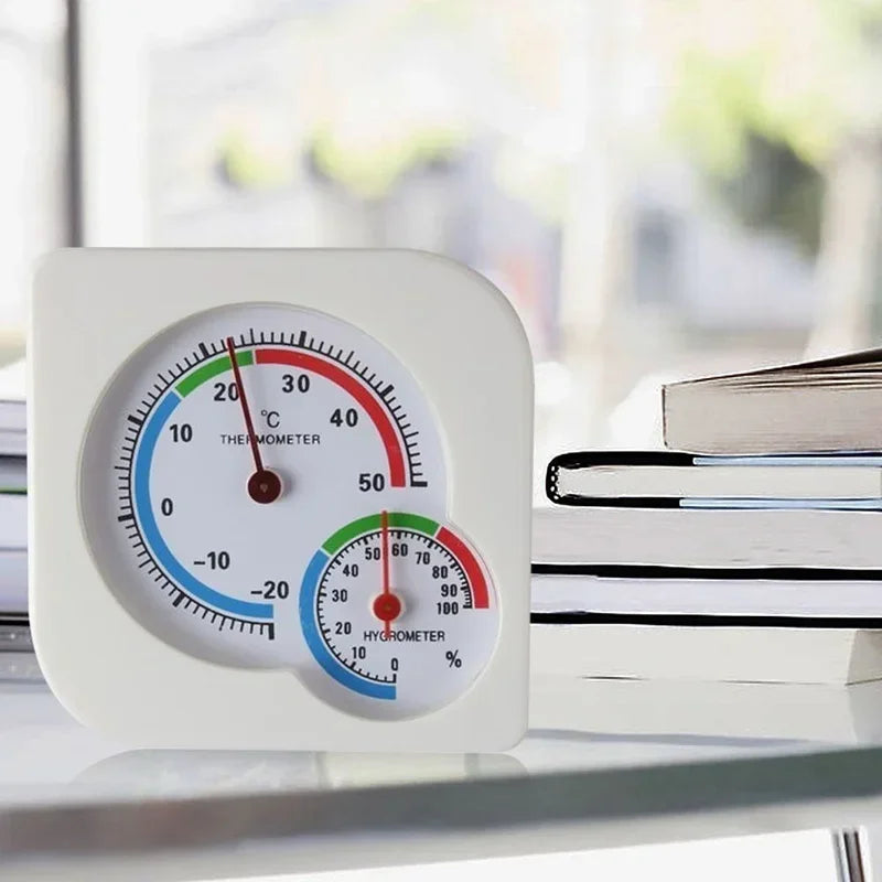 2-in-1 Thermometer Desktop Gourd Shaped Temperature Humidity Meter