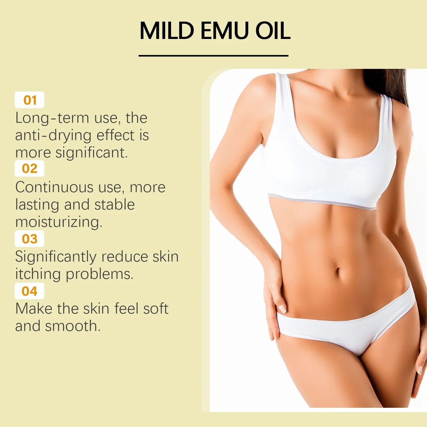 Hoygi Emu Oil Anti-Aging Moisturizer for Skin & Hair 118ml