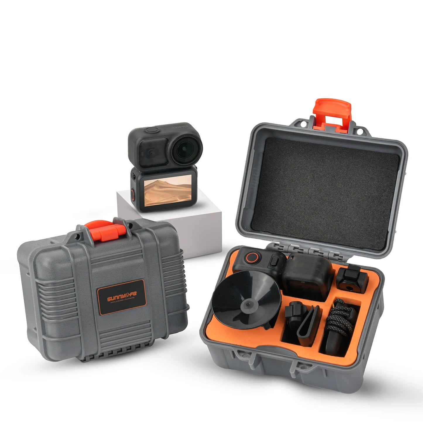 Dual-Direction Quick-Release Folding Adapter For DJI Osmo Nano Mini Storage Case - Outdoor Shockproof Carry Case Accessories Peaceful Pleasures Health and Wellness