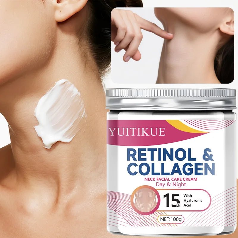 YUITIKUE Collagen Neck Cream | Firms, Lifts & Hydrates Neck Firming Cream Peaceful Pleasures Health and Wellness