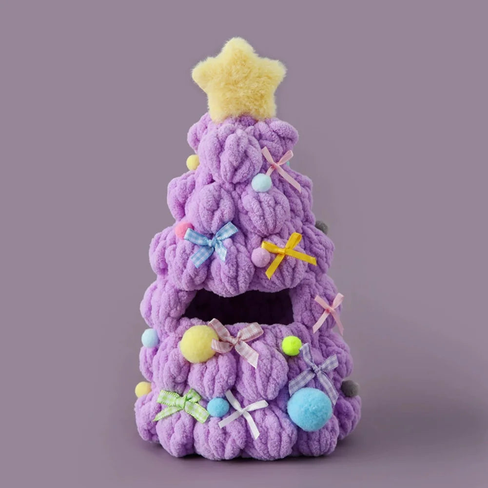 Handmade Crochet Christmas Tree Doll Outfit | 17cm Plush Doll