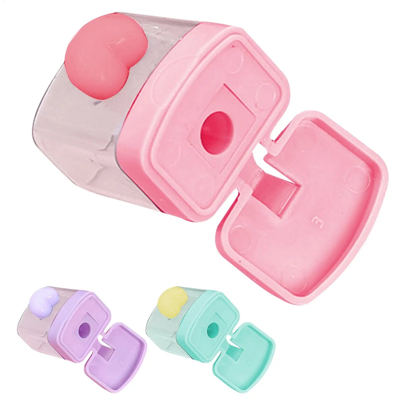 Double Hole Handheld Pencil Sharpener for Kids – Art & School