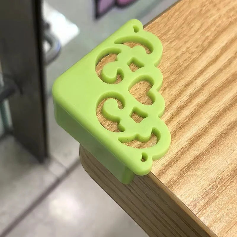 4Pcs/lot Hollow Out Flower Pattern Soft Baby Safe Corner Protector Baby Kids Table Desk Corner Guard Children Safety Edge Guards Peaceful Pleasures Health and Wellness Green
