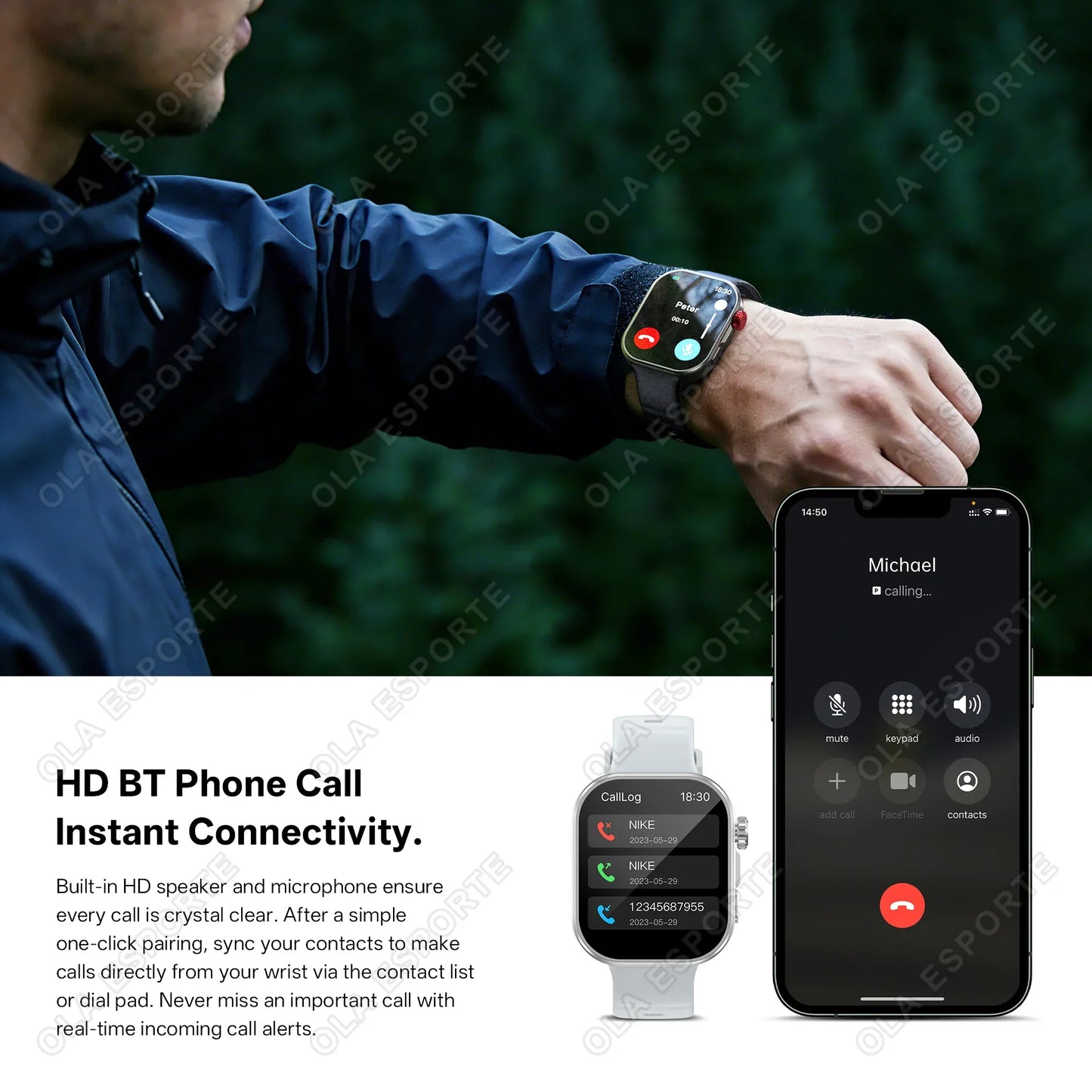HW12 Smartwatch 2.01" HD Bluetooth Call & Fitness Tracker