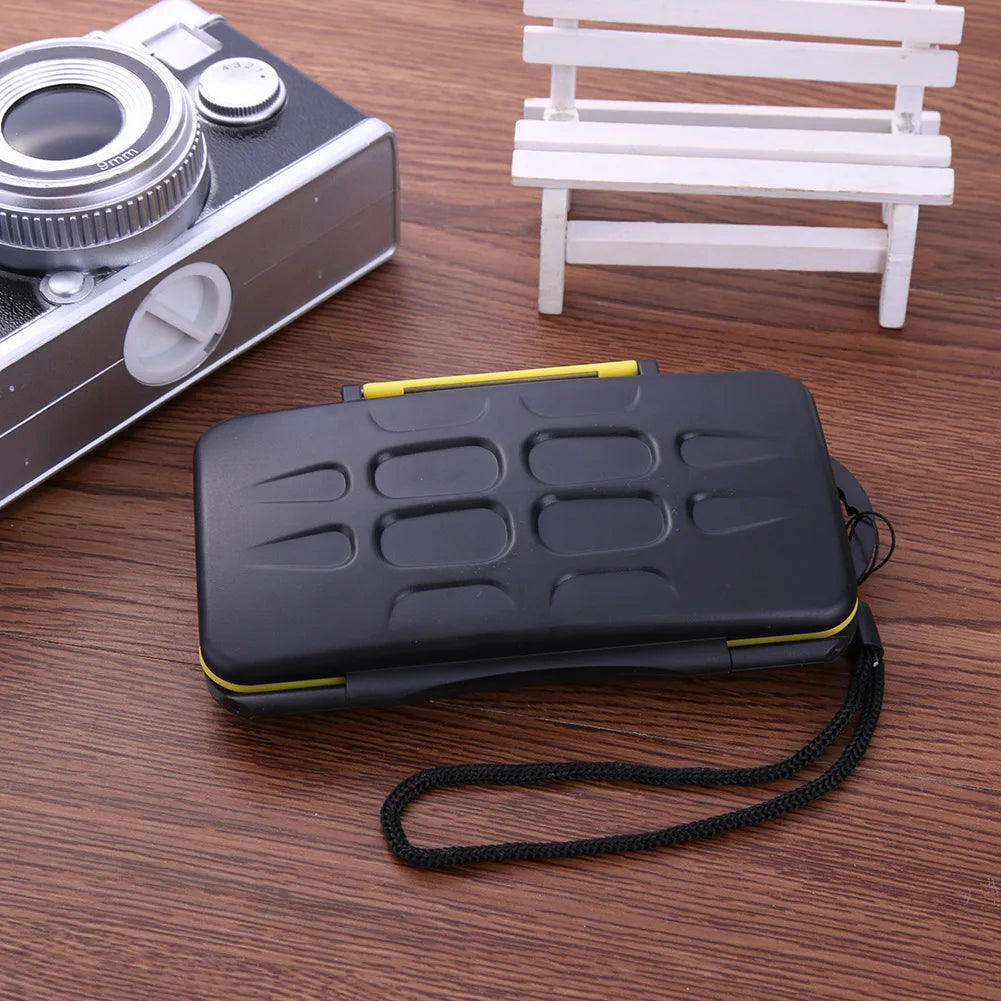Multi-Grid Memory Card Case – Water-Resistant, 12-Slot