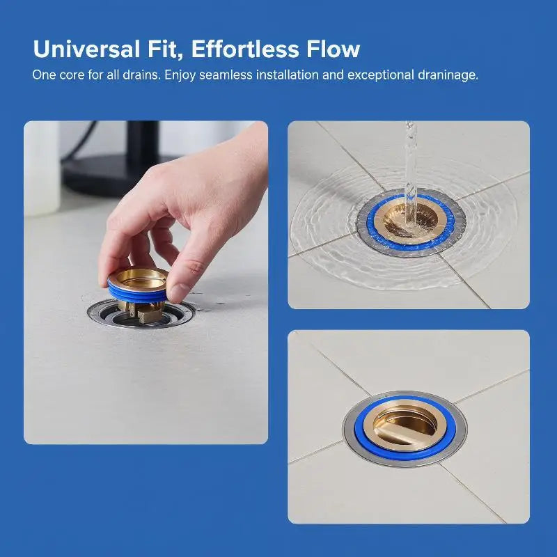 Copper Floor Drain One-Way Valve | Anti-Odor & Insect Proof