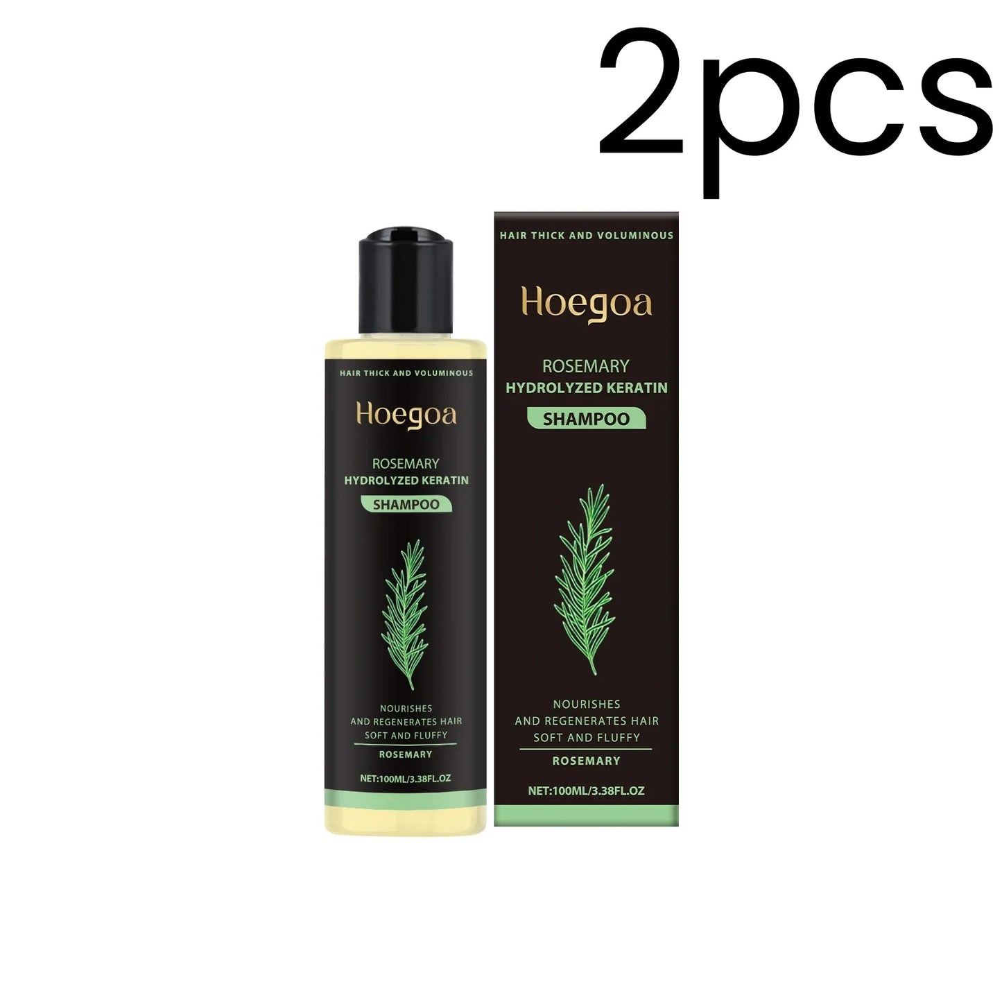 Hoegoa Rosemary Keratin Shampoo – Thicken & Repair Hair