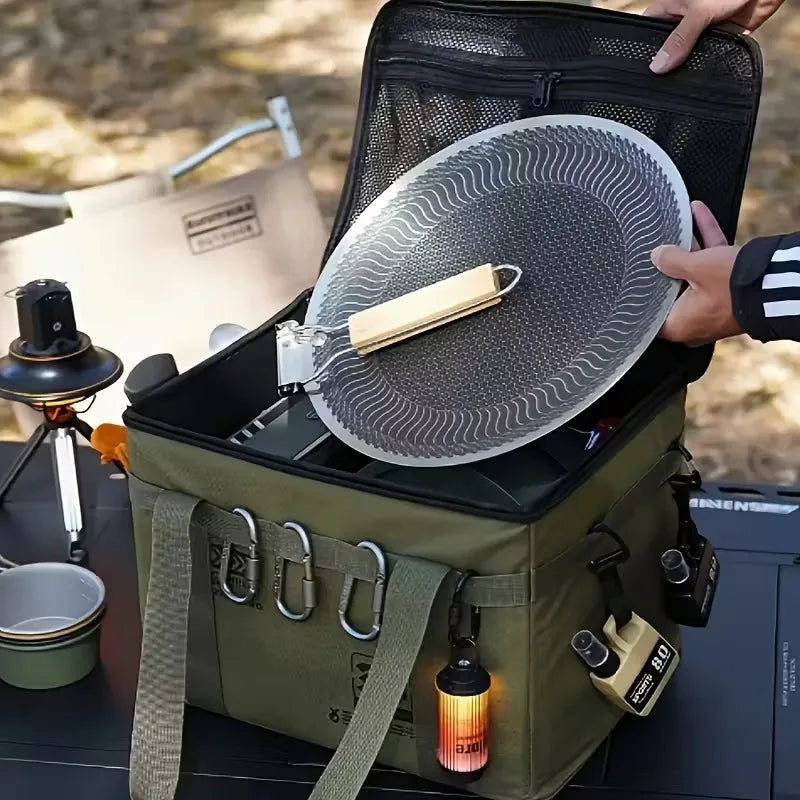 Large 40L Folding Camping Storage Bag – Tactical Gear Organizer