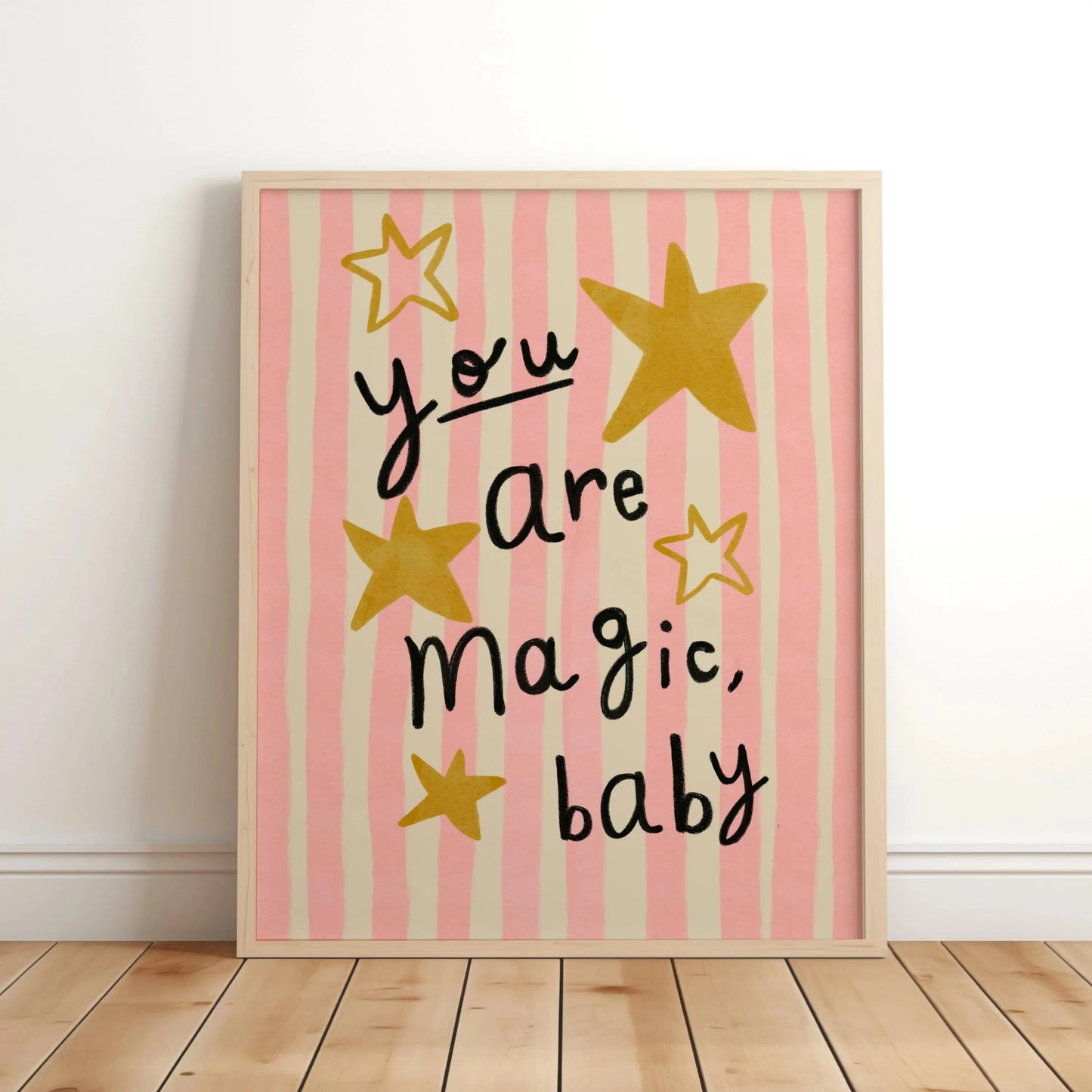 Unicorn Quote Canvas Wall Art | Nursery & Home Decor Print