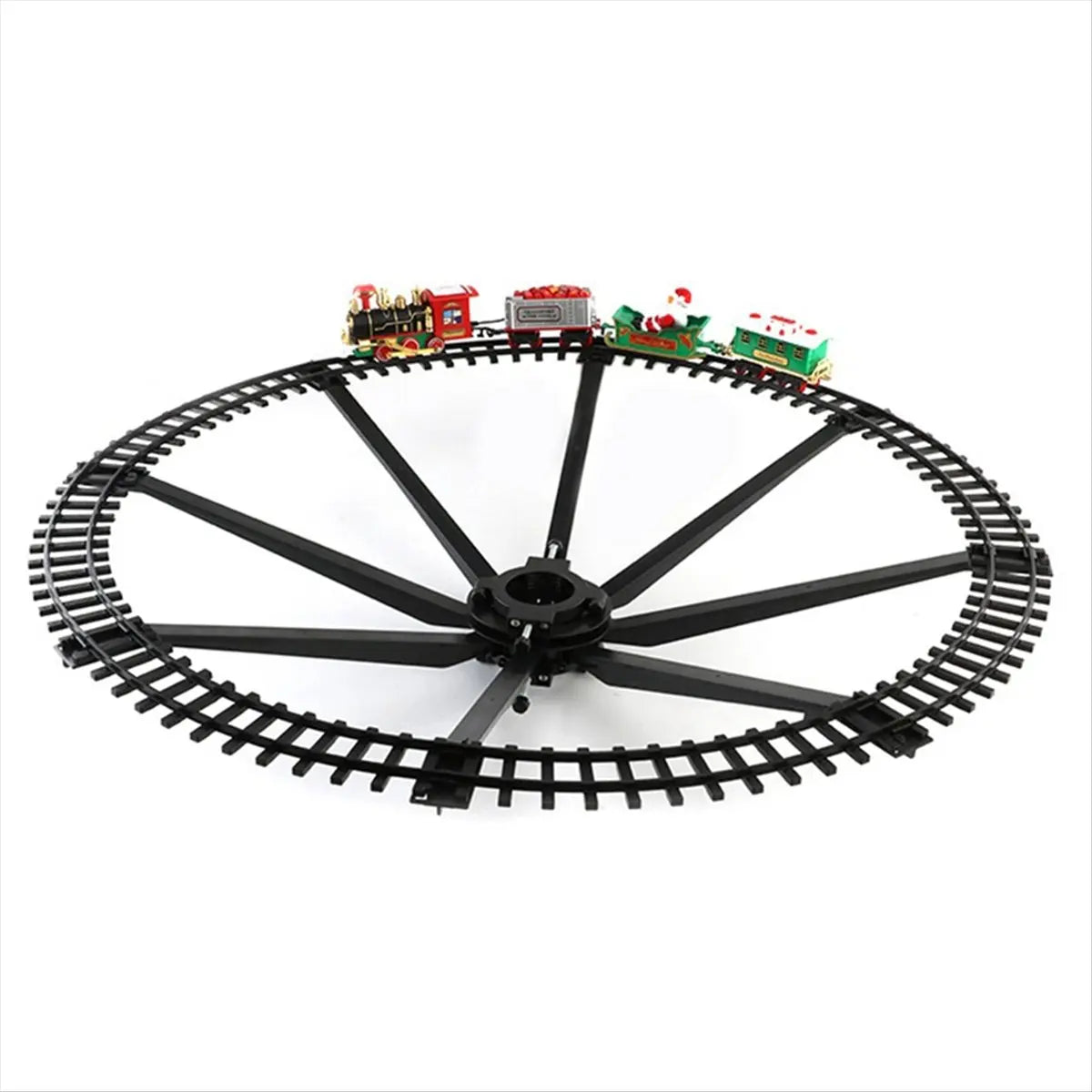 Christmas Train Set with Lights & Track – Kids Holiday Toy Peaceful Pleasures Health and Wellness