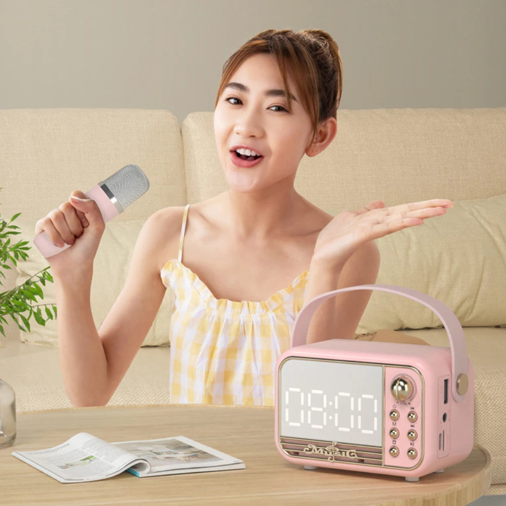 Wireless Charger Alarm Clock Bluetooth Speaker LED Smart Digital Clock USB Fast Charger Desktop Clock Fm Radio Dropshiping Peaceful Pleasures Health and Wellness