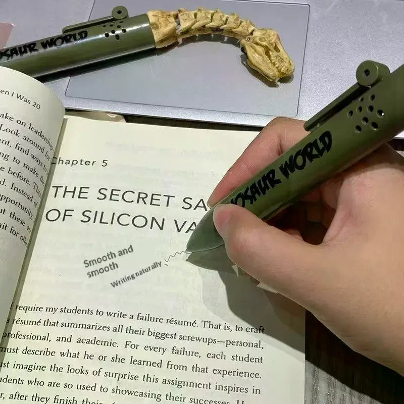 Dinosaur Open Mouth Gel Ink Pen – Fun Novelty Writing Pen