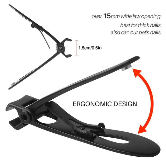 A36T-4Pc Finger Nail And Toe Nail Clippers Set Wide Pliers Suitable For Thick Nails Large And Small Sharp Nail Clippers Peaceful Pleasures Health and Wellness