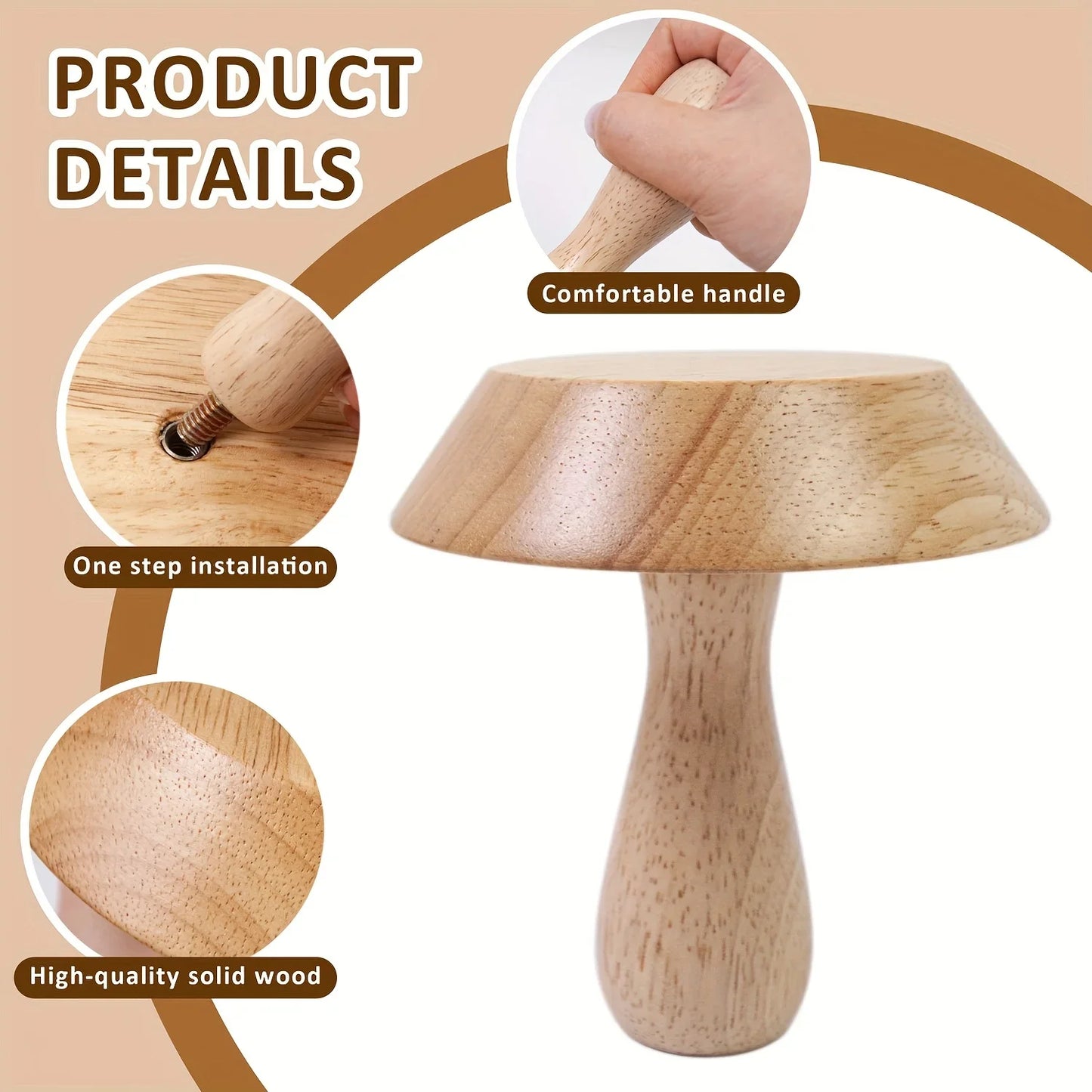 4 Sizes Wood Clay Plaster Molds with Handles – Professional Slump Press Tools for Ceramics & Pottery DIY Bowls/Plates Peaceful Pleasures Health and Wellness