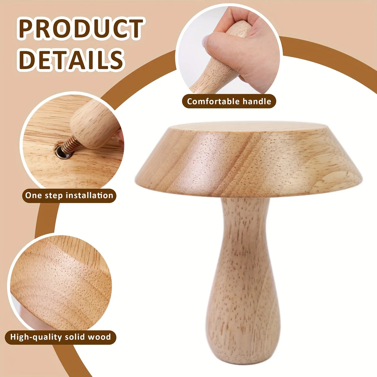 4 Sizes Wood Clay Plaster Molds with Handles – Professional Slump Press Tools for Ceramics & Pottery DIY Bowls/Plates Peaceful Pleasures Health and Wellness