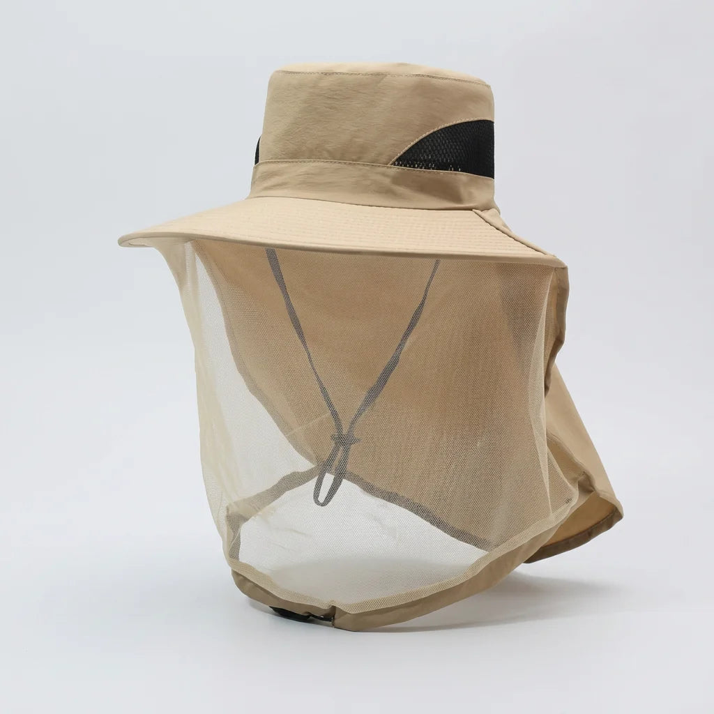 Anti-Mosquitoes Hat for Outdoor Activities with Full Face Protections and Breathable Mesh Peaceful Pleasures Health and Wellness