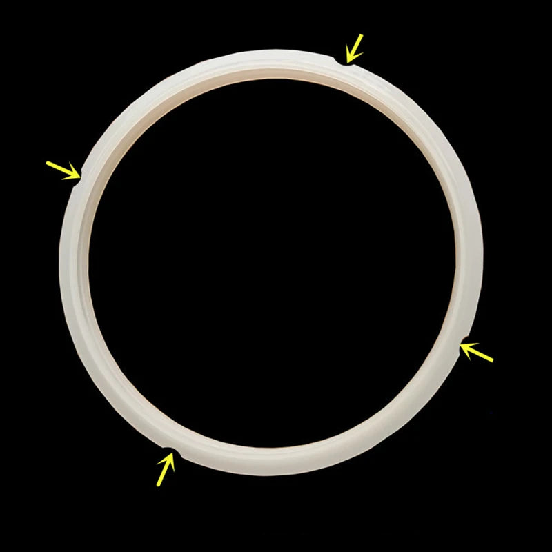 Universal 18/20/22/24cm Silicone Rubber Gasket Cooker Lid Sealing Ring Electric Pressure Cooker Replace For 2-6L Cooker Gaskets Peaceful Pleasures Health and Wellness