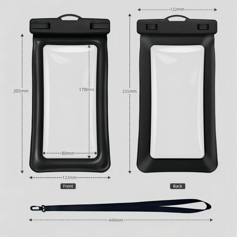 IPX8 waterproof mobile phone bag transparent pouch for swimming bag phone waterproof case underwater phone case waterproof pouch Peaceful Pleasures Health and Wellness