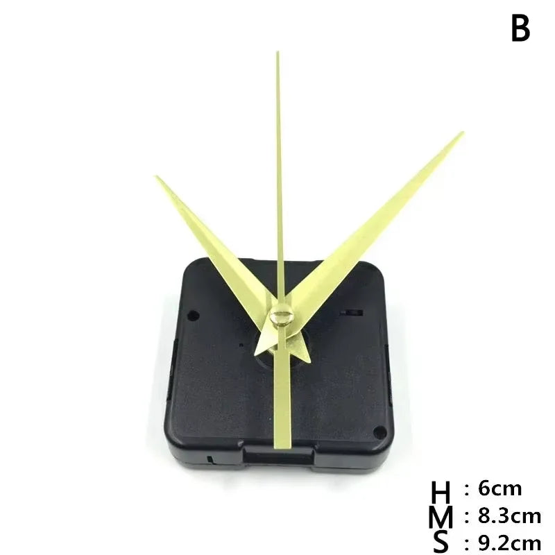 1 Set Hanging DIY Quartz Watch Silent Wall Clock Movement Quartz Repair Movement Clock Mechanism Parts Clock Parts with Needles Peaceful Pleasures Health and Wellness B