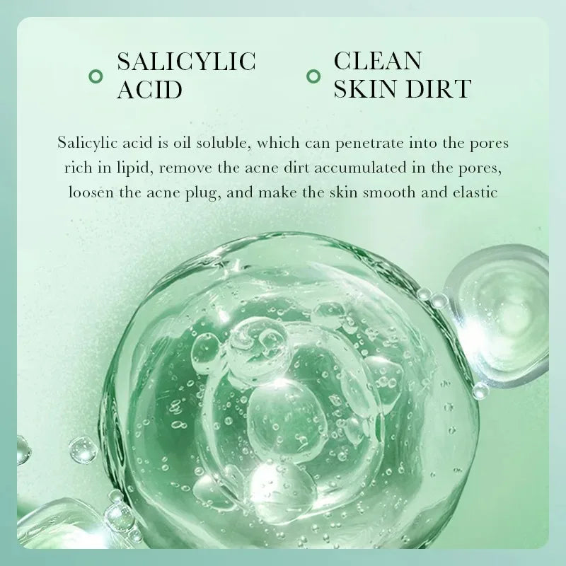 BIOAQUA Salicylic Acid Facial Cleanser Acne Treatment Moisturizing Oil Control skincare Face Wash Foam Face Cleanser Skin Care Peaceful Pleasures Health and Wellness