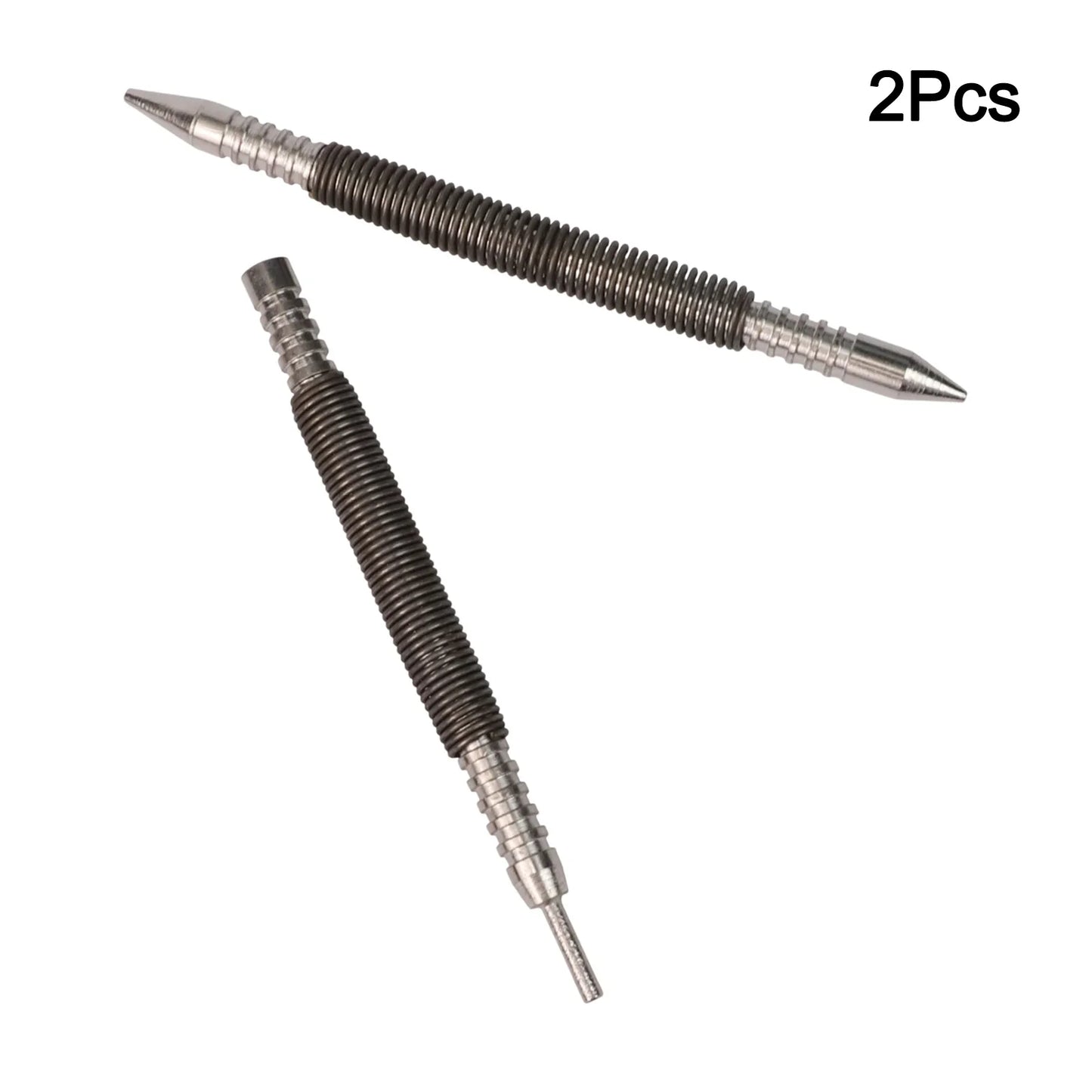 2-Piece Spring Nail Set – Center Punch & Hinge Pin Remover Tool