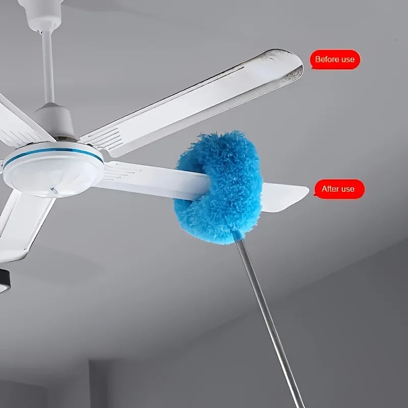 Extendable Feather Duster – Anti-Static Ceiling Fan Cleaner