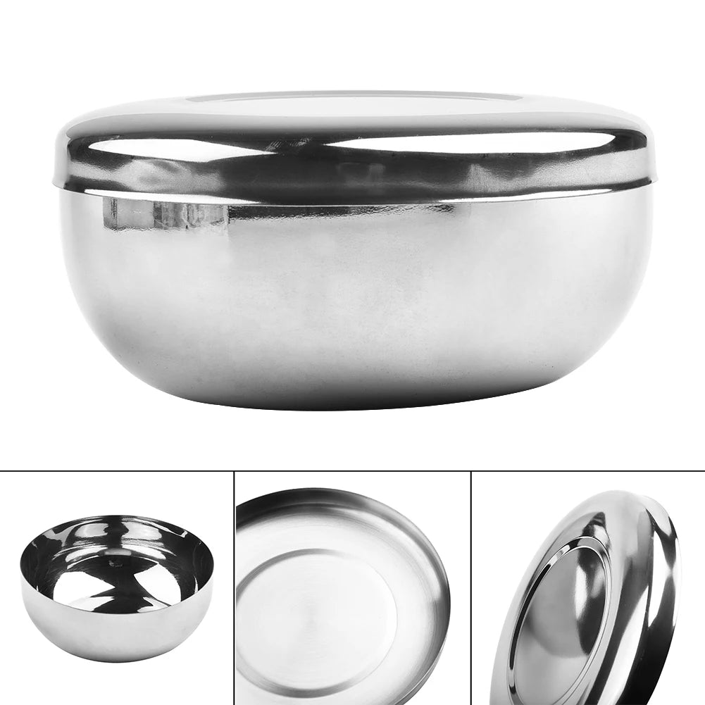 Stainless Steel Rice Bowl Home Kitchen Party Outdoor Camping Hiking