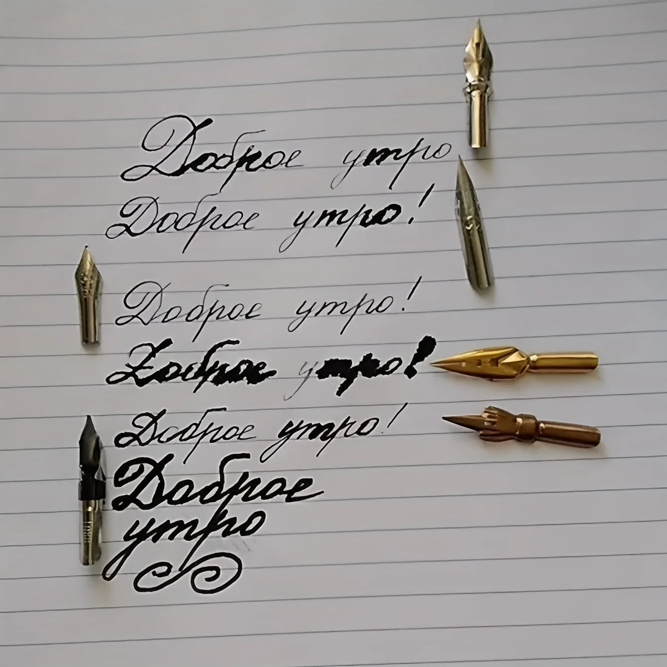 Twist Glass Dip Pen Crystal Writing Wood Handle Vintage Calligraphy