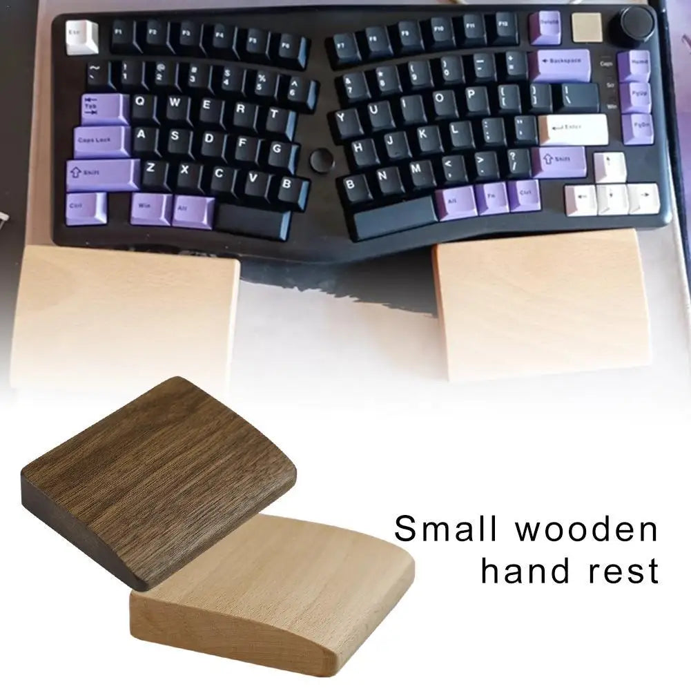 Walnut Wood Keyboard Wrist Rest | Ergonomic Typing Support