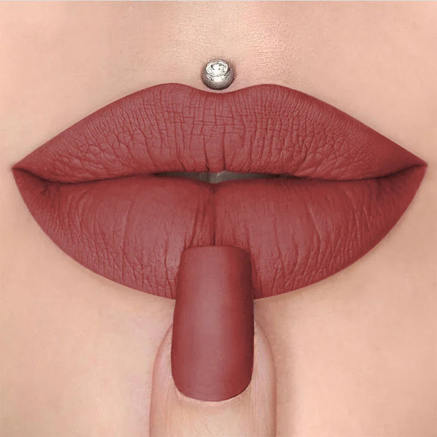 KAFURUX Matte Velvet Lipstick Pen – 15 Shades | Waterproof