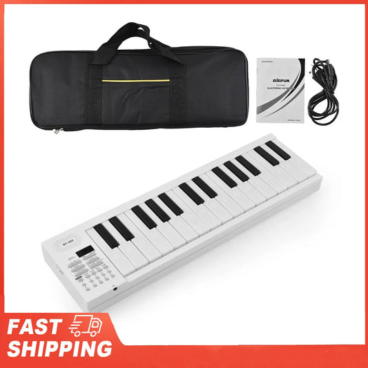 61-Key Foldable Electronic Piano LED Display Rechargeable Battery Peaceful Pleasures Health and Wellness