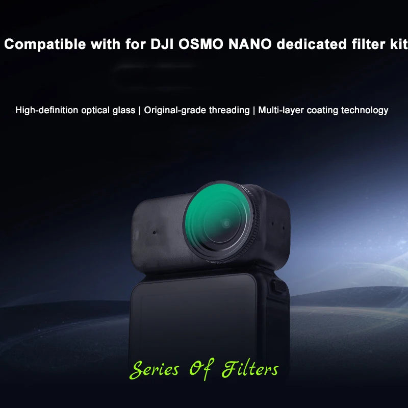 Camera Lens Filter For Dji Osmo Nano CPL Polarizing Protective ND8 ND16 ND32 ND64 1/4 Black Mist Camera Filter Accessories Peaceful Pleasures Health and Wellness