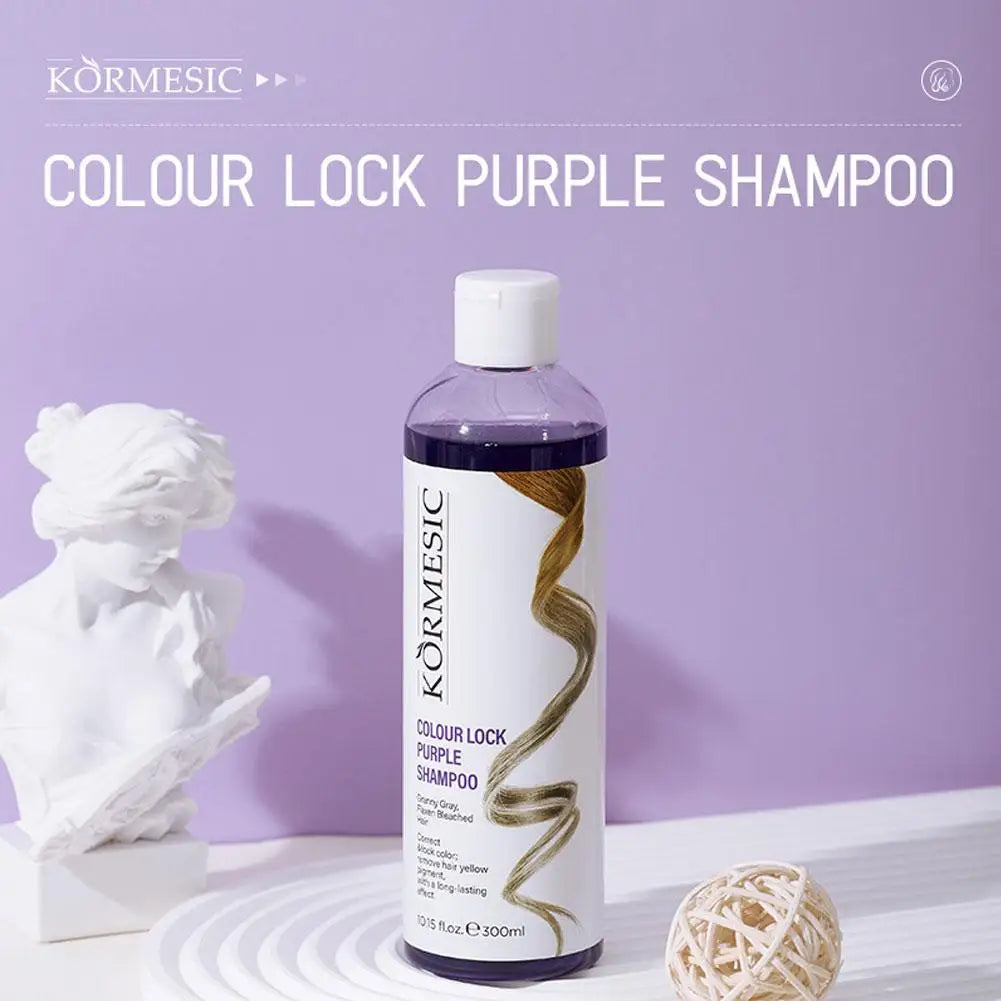 Keratin Purple Shampoo – Color-Lock & Repair for Dyed Hair