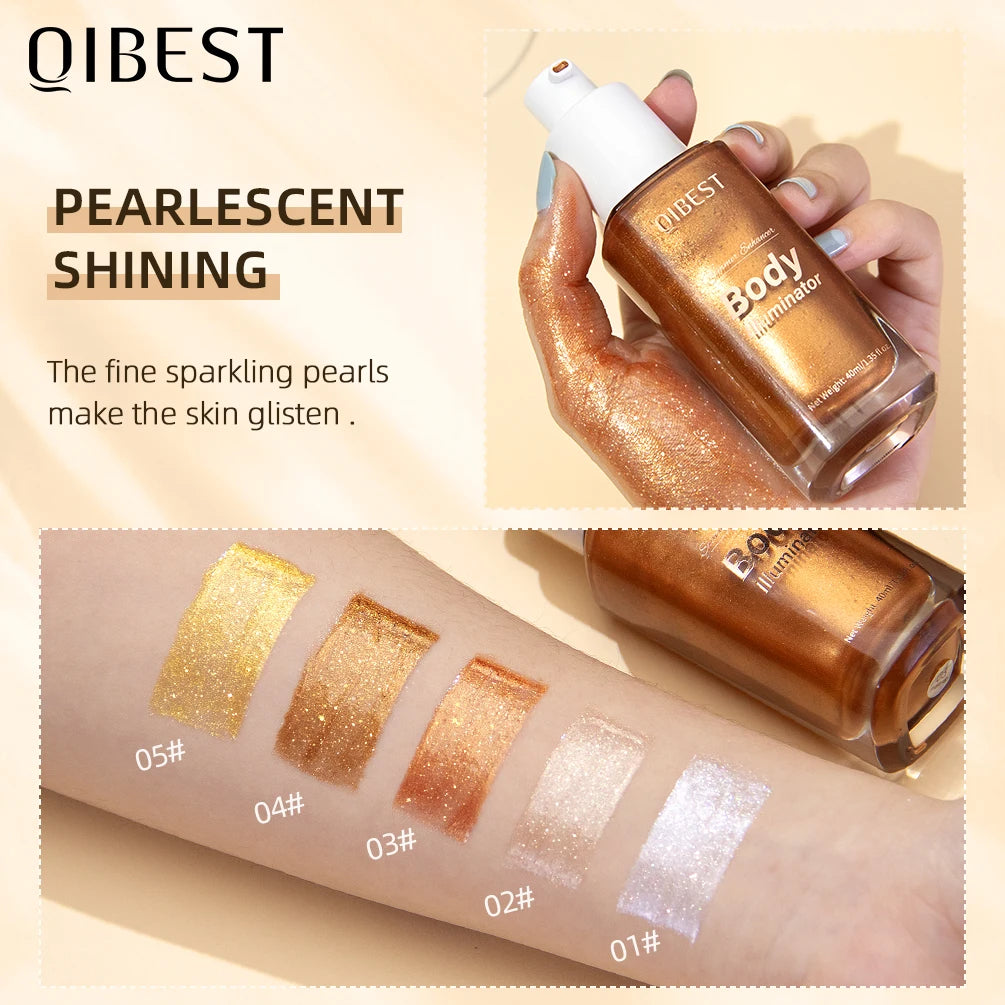 3D Face Brighten Highlighter Cosmetic Shimmer Highlighter Stick Liquid Face Contour Bronze Concealer Cream Makeup Tool 5 Colors Peaceful Pleasures Health and Wellness