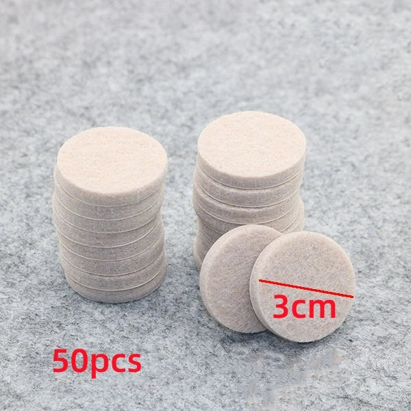Felt Furniture Leg Pads 18–128pcs | Self-Adhesive Floor Protectors