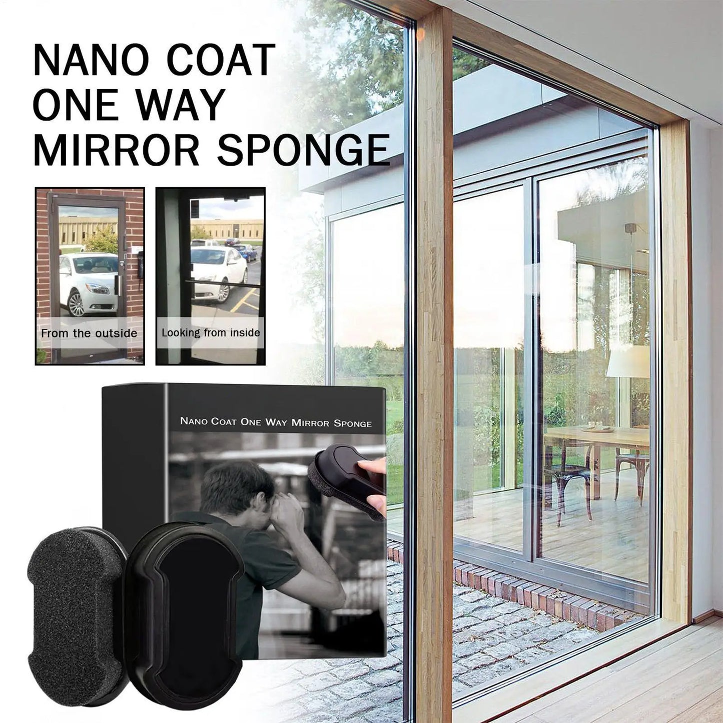 Dual-Use Window & Windshield Cleaning Sponge | Car & Home