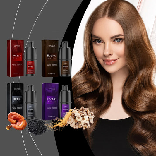 Herbal Hair Dye Shampoo – Nourishing Color in 15 Min, Multi-Shade Peaceful Pleasures Health and Wellness