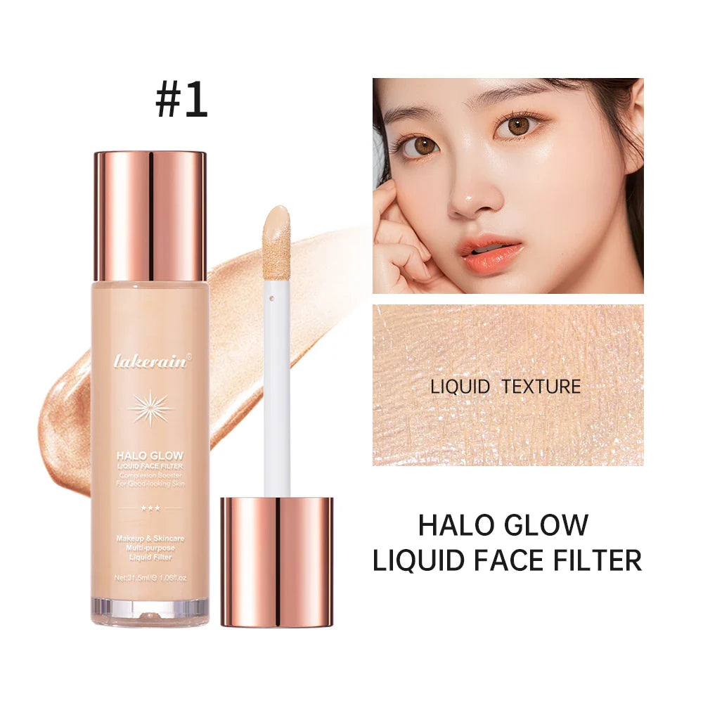 Halo Glow Liquid Highlighter – 8 Shades | Face & Body