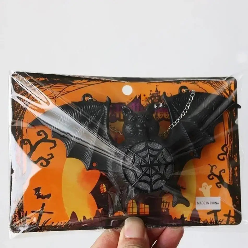 Halloween Glowing Bat Lamp Colorful Gradient LED Pendant Ghost