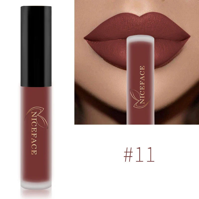 QiBest Matte Liquid Lipstick – Waterproof Long-Lasting Lip Gloss