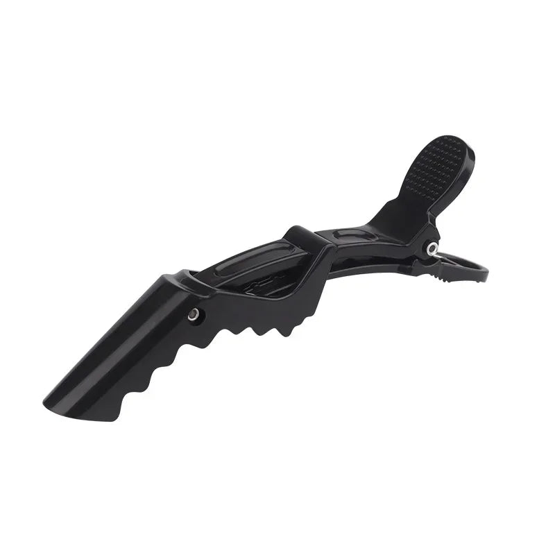 1/6pcs Black Alligator Hair Clips - Salon-Grade Non-Slip Grip, Wide Teeth & Double-Hinged for Hair Styling Clip Supplies Peaceful Pleasures Health and Wellness