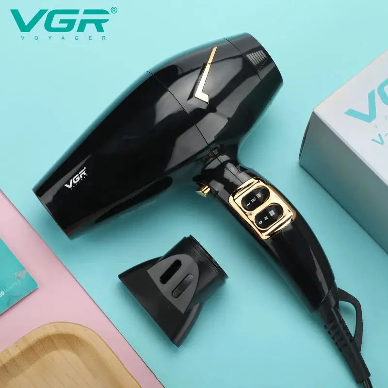 VGR convenient hair dryer high-power hair salon household hair dryer cold hot air negative ion quick drying hair dryer V-423 Peaceful Pleasures Health and Wellness