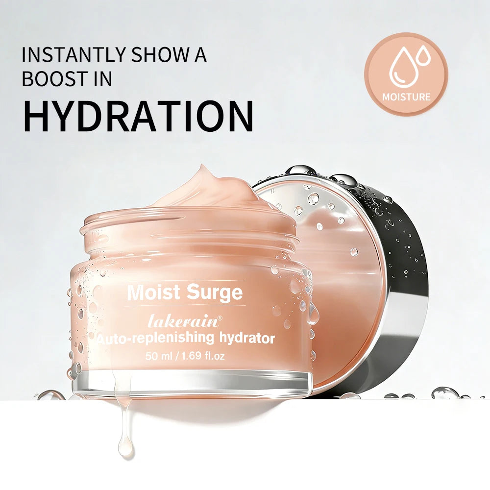 Auto-replenishing Hydration Cream Deep Moisturizing Refreshing Oil-Free Texture Quickly Absorb Long-lasting Hydration Face Cream Peaceful Pleasures Health and Wellness