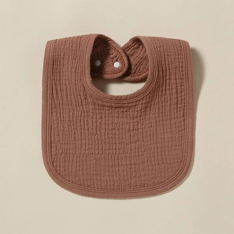 4-Layer Cotton Baby Bibs – Soft, Absorbent & Adjustable