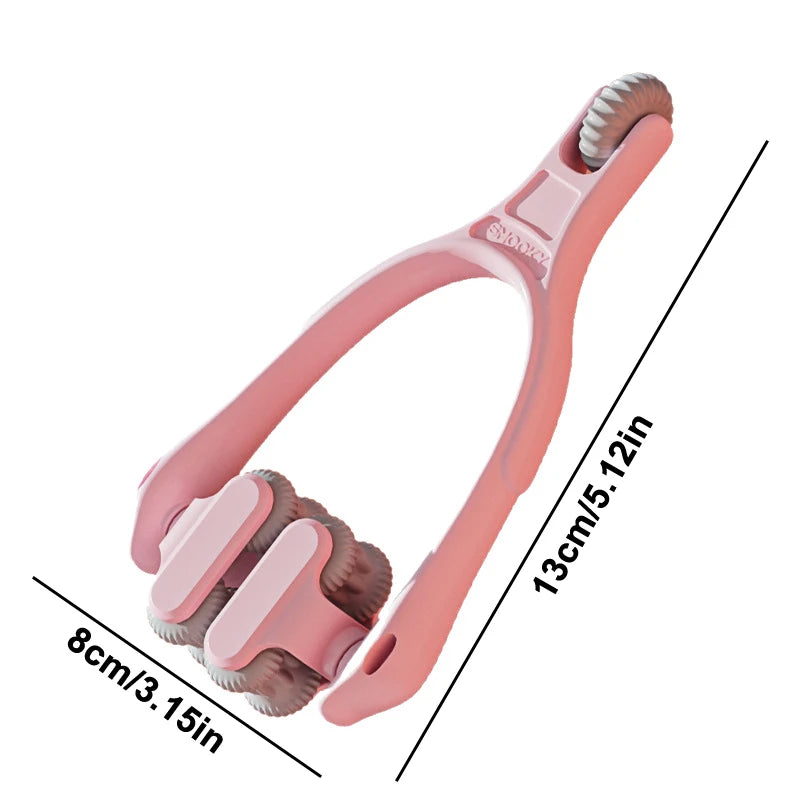 Finger Massager Dual-Row Roller Design Easy Use Relieve Finger Fatigue Portable Finger Joints Massager With Elastic Handle Peaceful Pleasures Health and Wellness