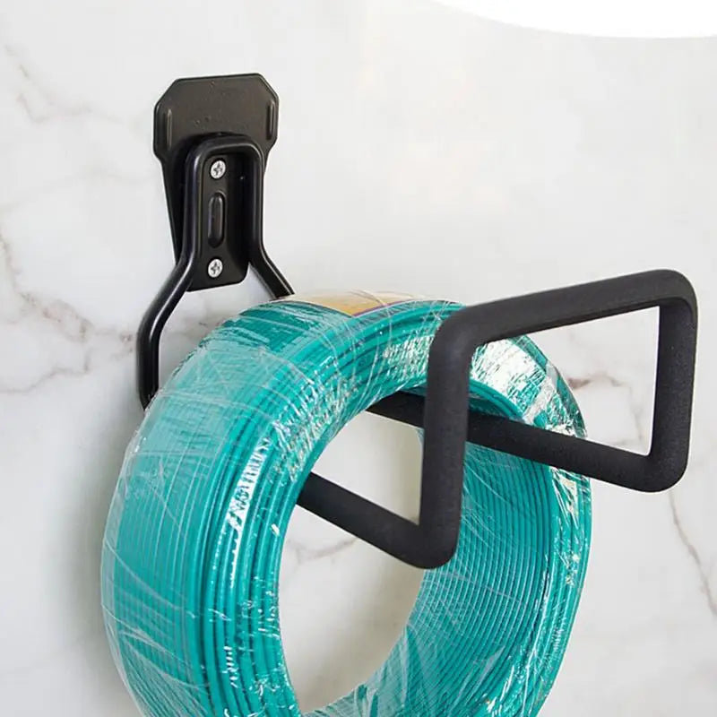 Metal Wall Mount Garden Hose Holder & Storage Bracket