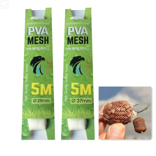 5M Mesh Water-soluble Fishing Nest 18 25 37 Environmental Carp Feeder Peaceful Pleasures Health and Wellness