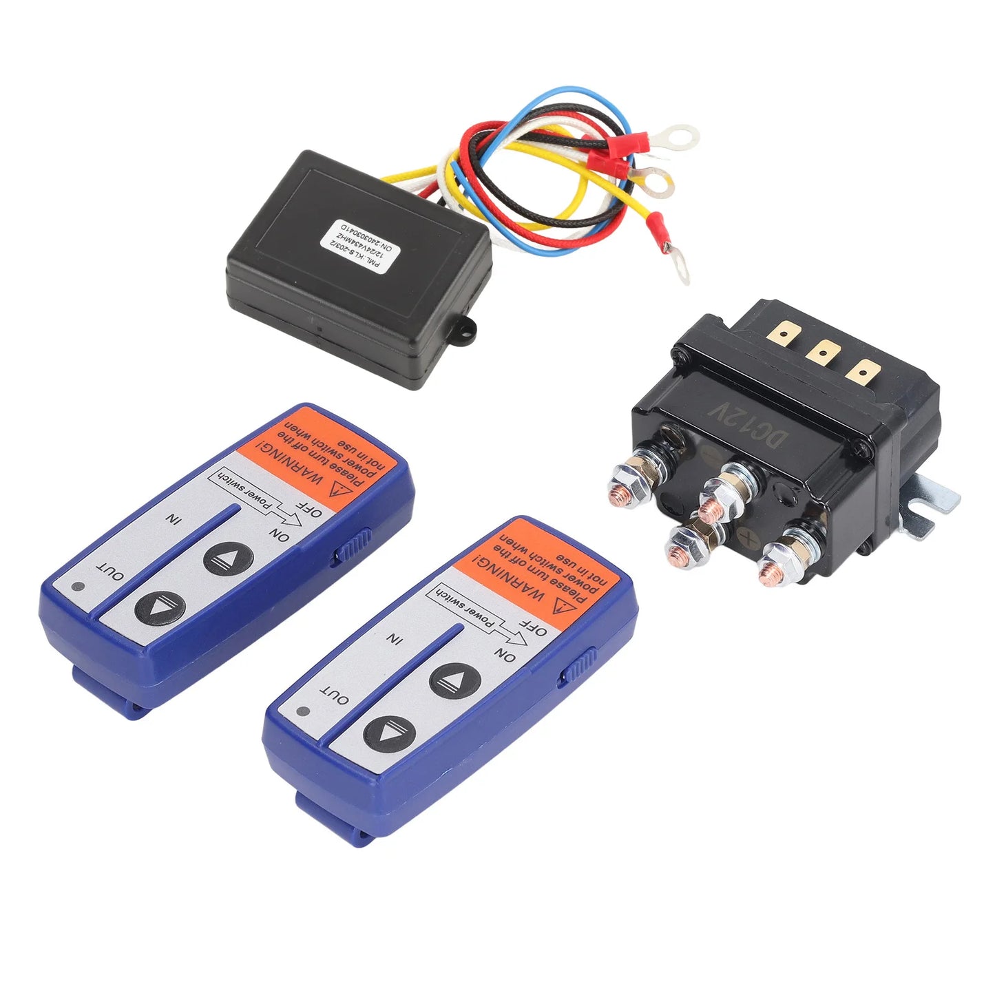 12V 250A Winch Relay Kit with Remote Controller Relay Contactor for Industrial Vehicle Winch Relay Remote Control Kit Peaceful Pleasures Health and Wellness