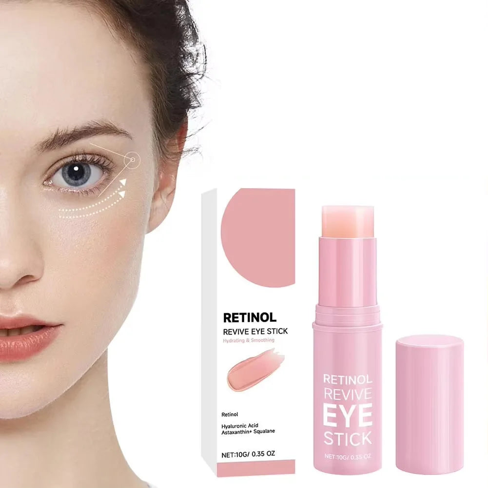 Retinol Eye Stick Firming Lifting Skin Care Soft Smooth Elimination Dark Circles Deep Hydrating Hyaluronic Acid Eye Cream Peaceful Pleasures Health and Wellness