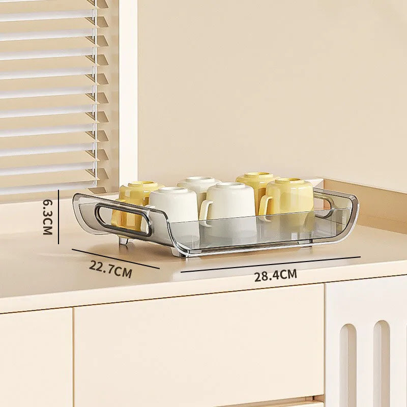 Baby Bottle Drying Rack & Organizer - Space-Saving Holder for Infant Tableware, Feeding Tools with Drainage Base Peaceful Pleasures Health and Wellness Tray